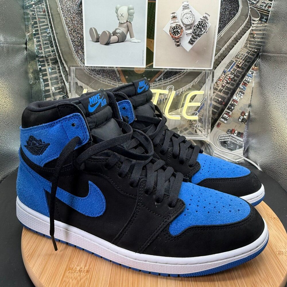 Jordan 1 Retro High OG “Royal Reimagined” Black/Royal Blue/White Mens 11.5